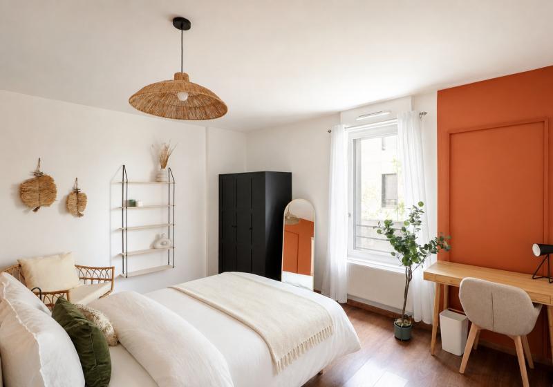 Coliving - Lille - Chambre contemporaine de 14 m² à louer en coliving - LIL03
