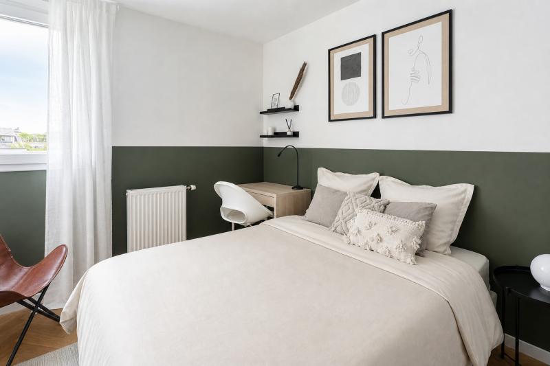 Coliving - Saint-Denis - Paris - Chambre sophistiquée de 9 m² à louer en coliving près de Paris - SDN49