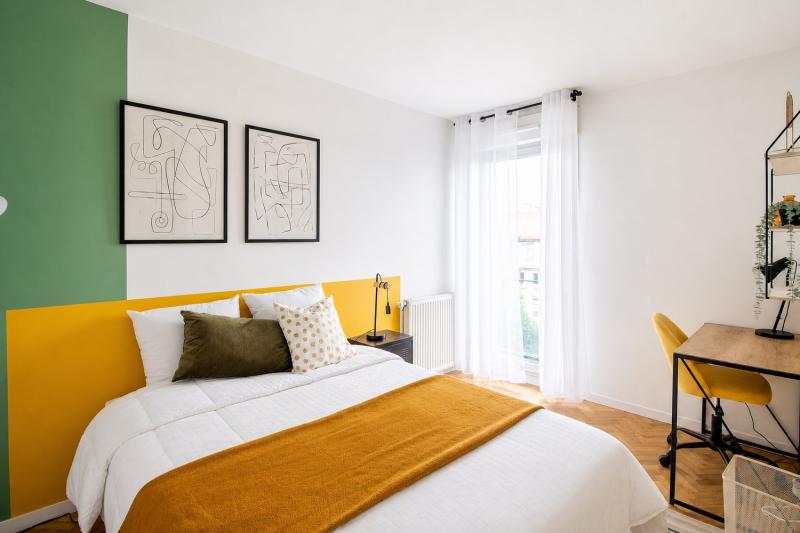 Coliving - Saint-Denis - Paris - Elegante chambre de 12 m² à louer à Saint-Denis - SDN34