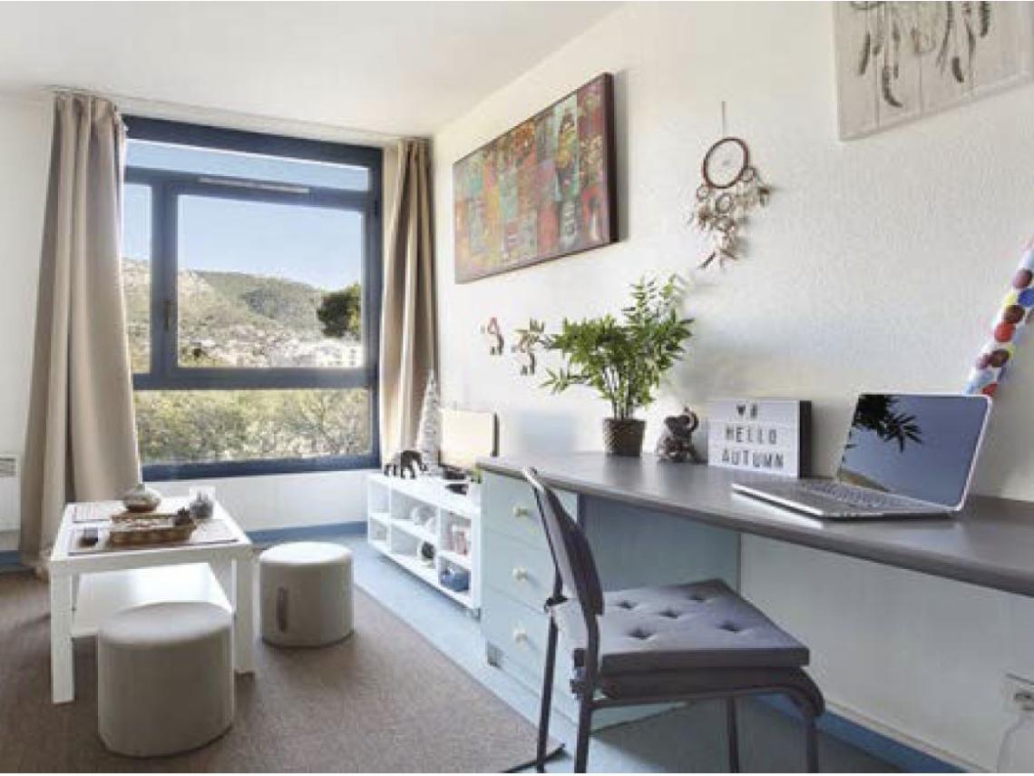 Investir dans un T1 en Résidence Etudiante à Toulon Mayol revenu immédiat 83000 Toulon