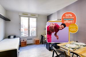 Studio 18 m² : STUDEA BUTTES CHAUMONT 1