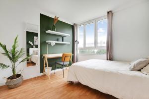 Coliving - Le Kremlin-Bicetre - Chambre minimaliste de 12 m² - KRB38