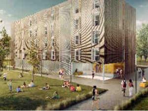  alt="Des logements pour étudiants utilisant des ossatures en bois"