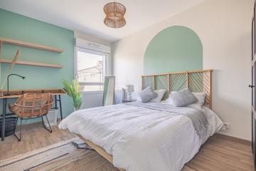 Coliving - Bordeaux - Chambre apaisante de 12 m² à Bordeaux - BO34