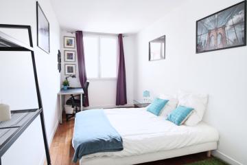 Coliving - Paris - Chambre chaleureuse et lumineuse - 14m² - PA14