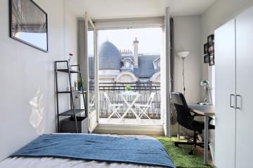 Coliving - Paris - Chambre agréable et chaleureuse – 12m² - PA1