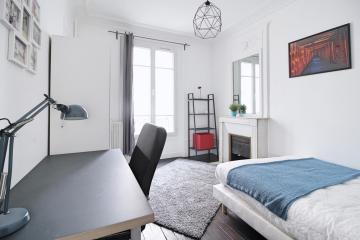 Coliving - Paris - Grande chambre chaleureuse – 16m² - PA7