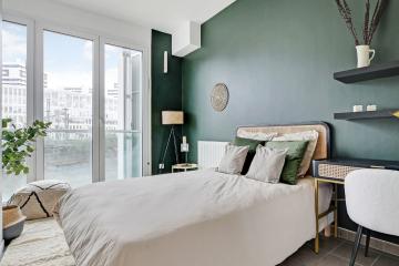 Coliving - Paris - Chambre contemporaine de 11 m² en coliving à Rosa Parks - PA94