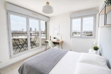 Coliving - Lyon - Chambre de 11 m² entièrement meublée et balcon - LY015