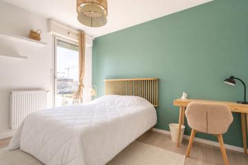 Coliving - Nantes - Emménage dans cette chambre minimaliste de 12 m² à louer en coliving sur l'île de Nantes - NT15