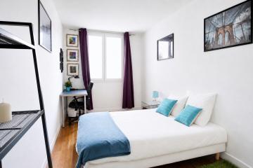 Coliving - Paris - Chambre chaleureuse et lumineuse - 14m² - PA14