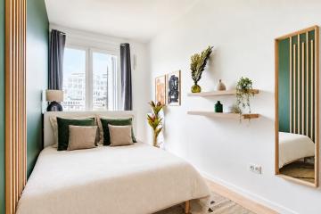 Coliving - Paris - Chambre cocooning de 12 m² en coliving à Rosa Parks - PA96