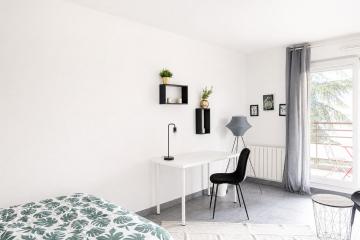 Coliving - Venissieux - Lyon - Grande chambre lumineuse – 18m² - LY011